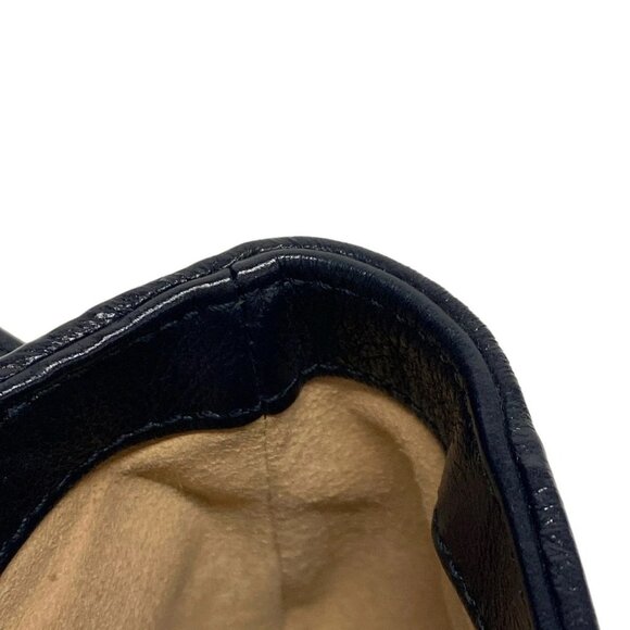 Auth GUCCI GG Marmont 661332 Red Dark Navy Jacquard Leather Shoulder Bag - Picture 15 of 15